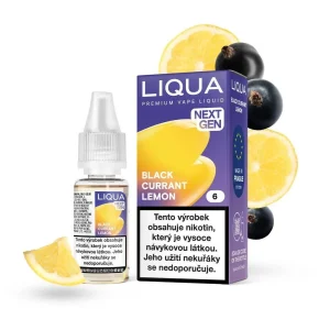LIQUA Black Currant Lemon (Černý rybíz a citron) 10ml 18mg