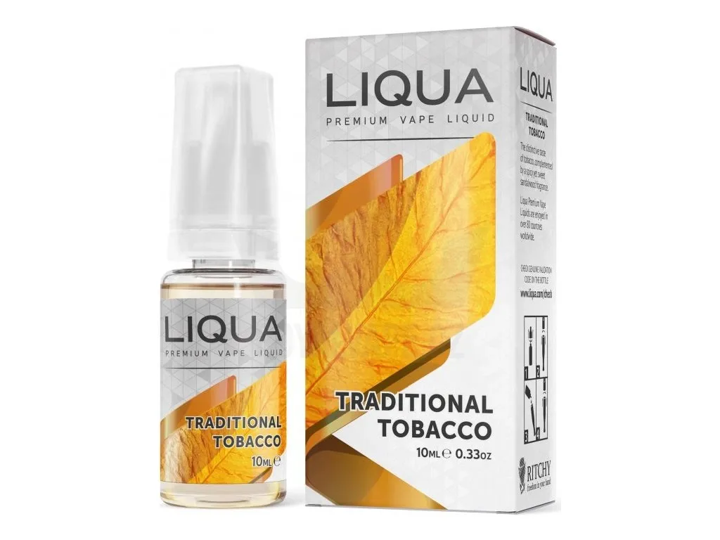 LIQUA Elements Traditional Tobacco 10ml 0mg