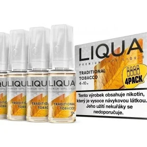LIQUA Elements - Traditional Tobacco - 4x10ml - 3mg Tradiční tabák