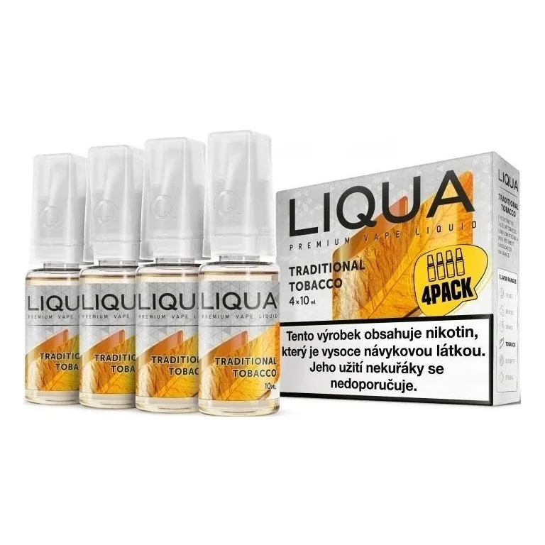 Liqua Elements - Traditional Tobacco - 4x10ml - 6mg