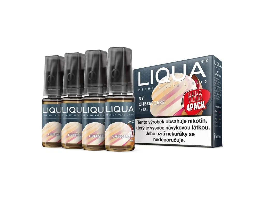 Liqua Mix 4x10ml NY Cheesecake 12mg