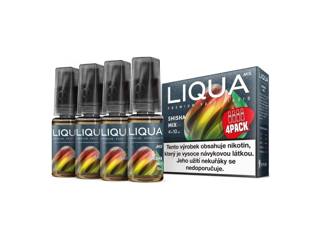 Liqua Mix 4x10ml Shisha Mix 12mg
