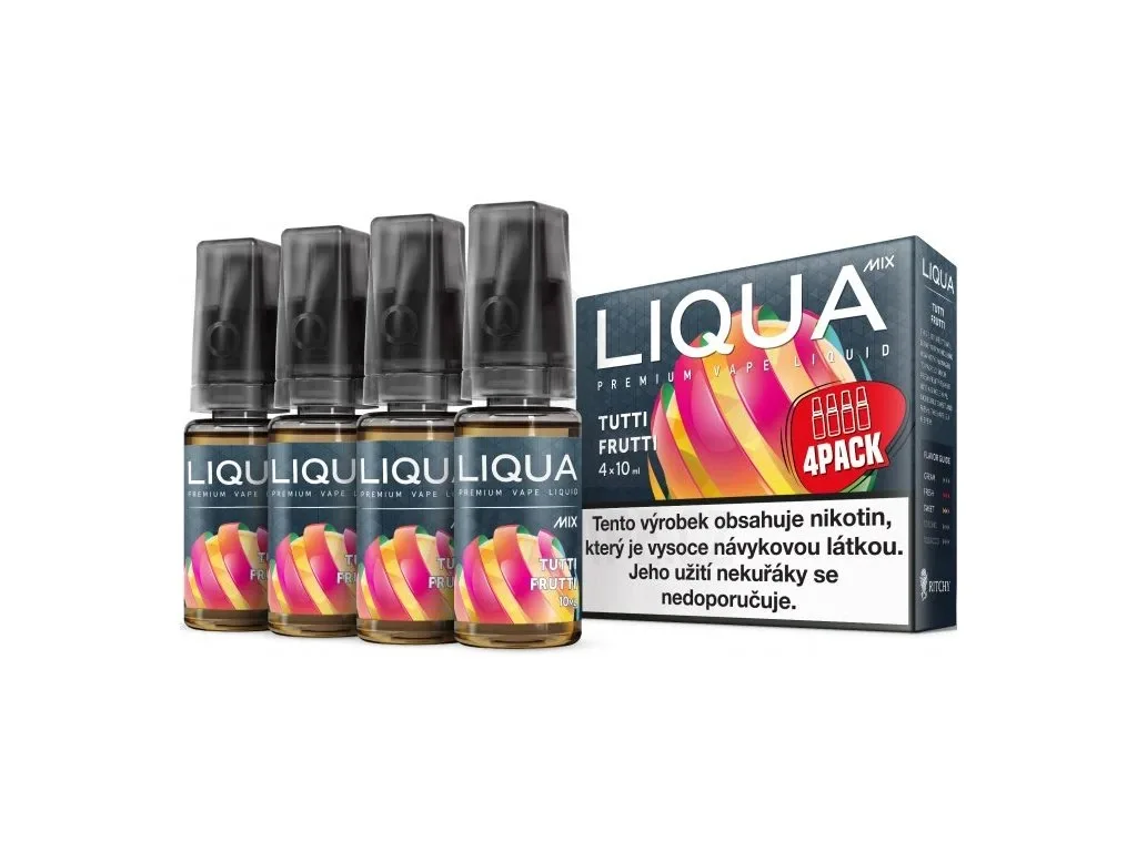 Liqua Mix 4x10ml Tutti Frutti 12mg