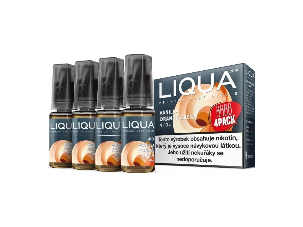Liqua Mix 4x10ml Vanilla Orange 3mg