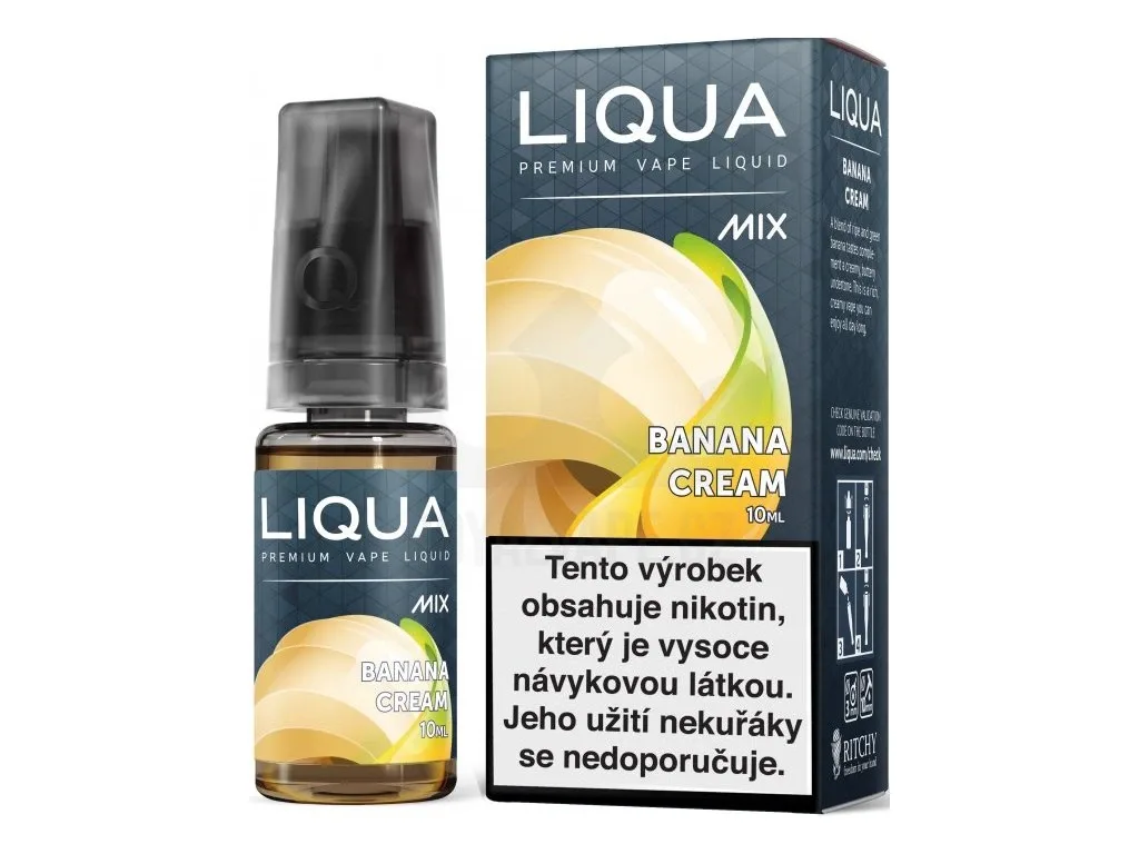 LIQUA MIX Banana Cream 10ml 3mg
