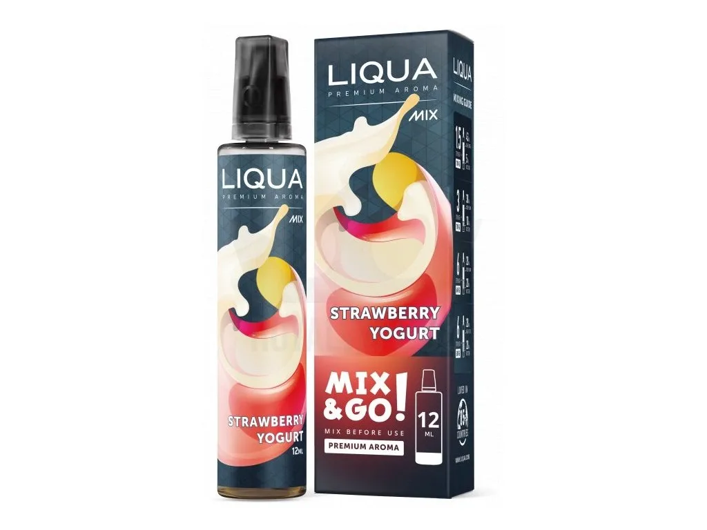 Liqua Mix&Go 12ml Strawberry Yogurt
