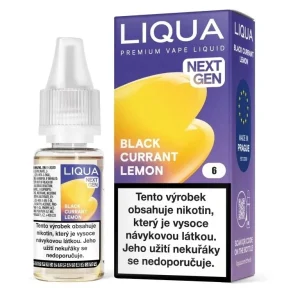 Liqua NEXT GEN - Black Currant Lemon - 6mg Černý rybíz a citron