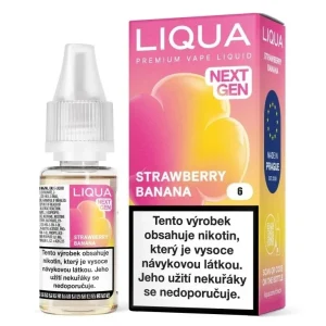 Liqua NEXT GEN - Strawberry Banana - 6mg Jahoda a banán