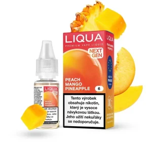 LIQUA Peach Mango Pineapple (Mango, ananas a broskev) 10ml 12mg