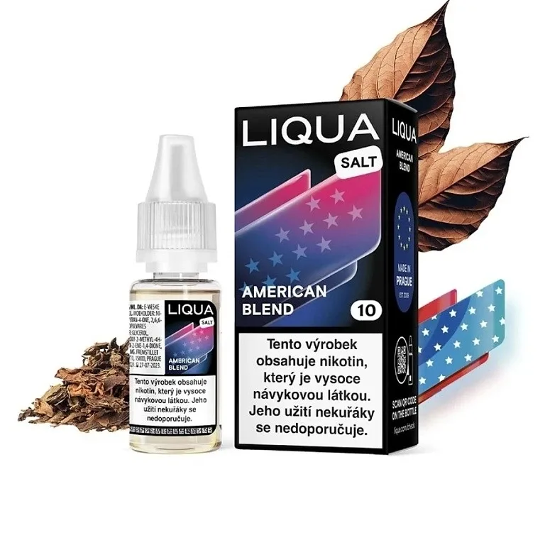 Liqua Salt - American Blend - 10mg Americký tabák