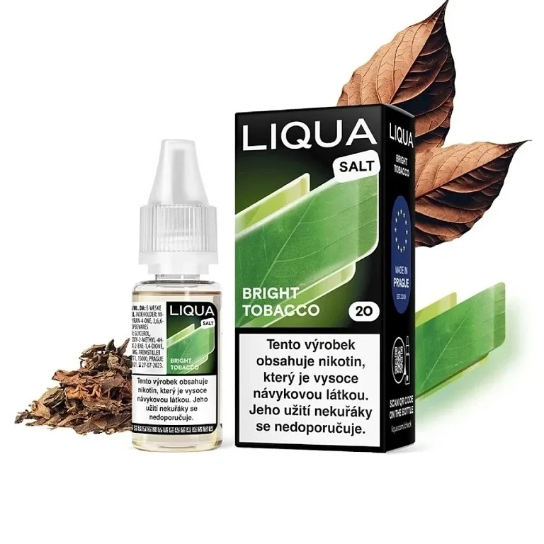 Liqua Salt - Bright Tobacco - 20mg Čistý tabák
