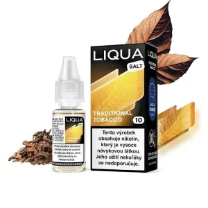 Liqua Salt - Traditional Tobacco - 10mg Tradiční tabák