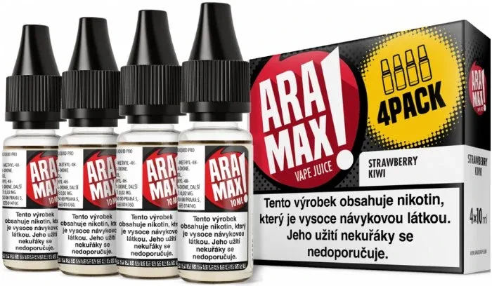 Liquid ARAMAX 4Pack Strawberry Kiwi 4x10ml-6mg