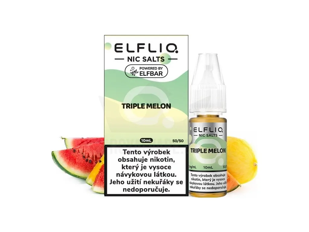 Liquid ELFLIQ Nic SALT Triple Melon 10ml