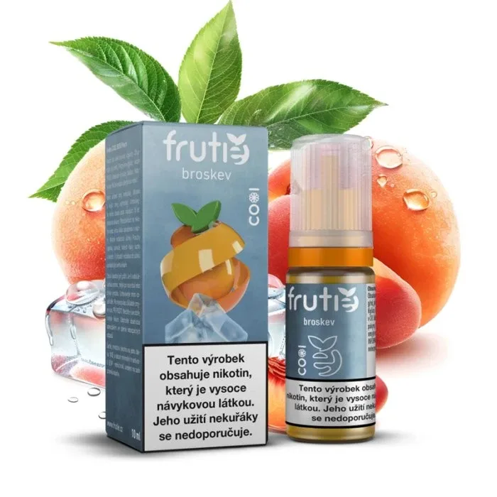 Liquid Frutie COOL 50/50 - Broskev (Peach) 10ml - 3mg