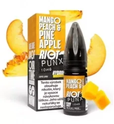 Liquid Riot Hybrid Salt 10ml Mango Peach Pineapple, 10 mg