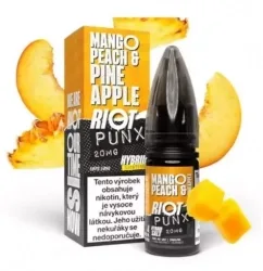 Liquid Riot Hybrid Salt 10ml Mango Peach Pineapple, 20 mg