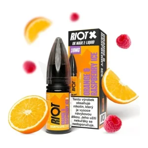 Liquid RIOT X Salt Orange & Raspberry Ice 10ml