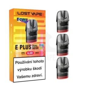 Lost Vape E-Plus Dual Mesh Pod 2ml náhradní cartridge 3ks odpor 0,3ohm