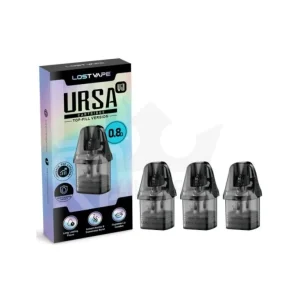 Lost Vape Ursa Pod V3 cartridge 0,8ohm 2,5ml 3Pack