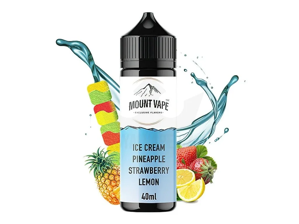 Mount Vape - Shake & Vape - ICE Cream Pineapple Strawberry Lemon