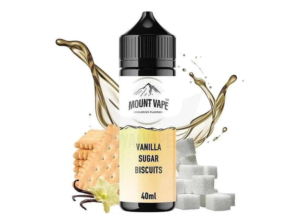 Mount Vape - Shake & Vape - Vanilla Sugar Biscuits