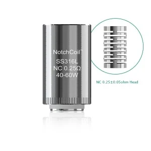 Náhradní atomizér iSmoka-Eleaf NotchCoil TM SS316 0,25ohm