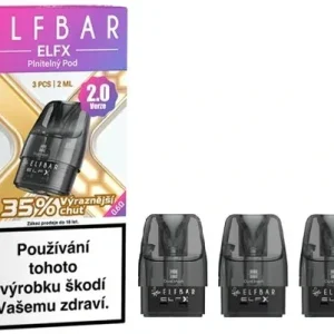 Náhradní cartridge (POD) Elf Bar ELFX V2.0 0,6ohm / 2ml (3Pack)