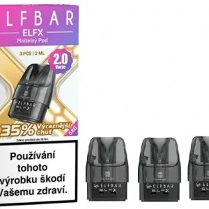 Náhradní cartridge (POD) Elf Bar ELFX V2.0 0,8ohm / 2ml (3Pack)