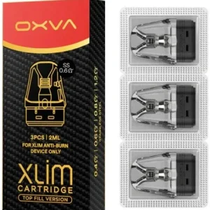 Náhradní cartridge (POD) OXVA Xlim Top Fill SS 0,6ohm / 2ml (3Pack)