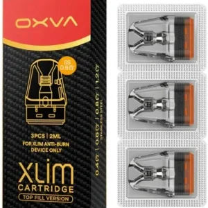 Náhradní cartridge (POD) OXVA Xlim Top Fill SS 0,8ohm / 2ml (3Pack)
