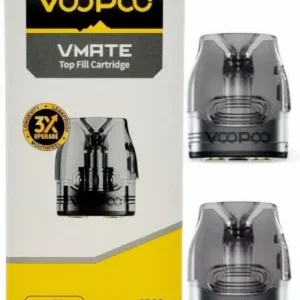 Náhradní cartridge (POD) VOOPOO VMATE TOP FILL 0,7ohm / 2ml (2Pack)