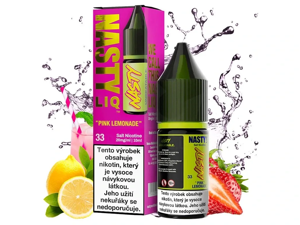 Nasty LIQ - Salte e-liquid - Pink Lemonade