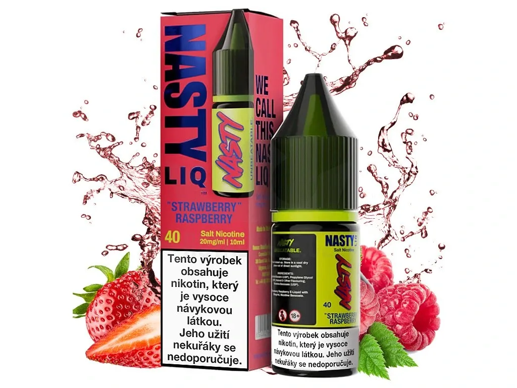 Nasty LIQ - Salte e-liquid - Strawberry Raspberry
