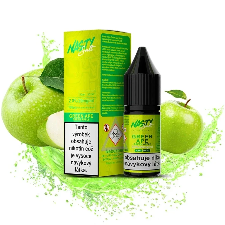 Nasty Salt - Green Ape - 20mg Zelené jablko