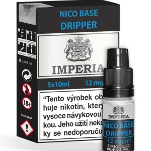 Nikotinová báze IMPERIA Dripper PG30/VG70 5x10ml - 12mg