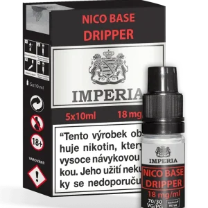 Nikotinová báze IMPERIA Dripper PG30/VG70 5x10ml - 18mg