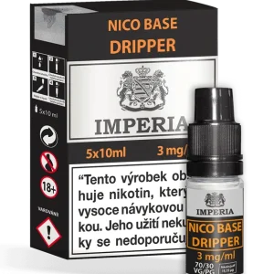 Nikotinová báze IMPERIA Dripper PG30/VG70 5x10ml - 3mg