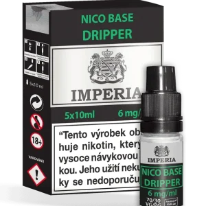 Nikotinová báze IMPERIA Dripper PG30/VG70 5x10ml - 6mg