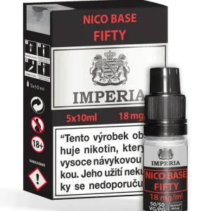 Nikotinová báze IMPERIA Fifty PG50/VG50 5x10ml - 18mg