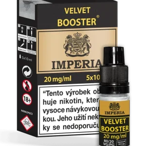 Nikotinový Booster IMPERIA Velvet PG20/VG80 5x10ml - 20mg