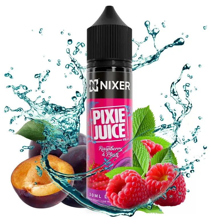 Nixer PIXIE Juice - S&V - Raspberry & Plum - 10ml
