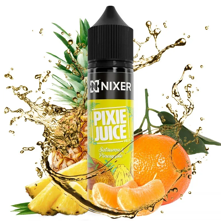 Nixer PIXIE Juice - S&V - Satsuma & Pineapple - 10ml
