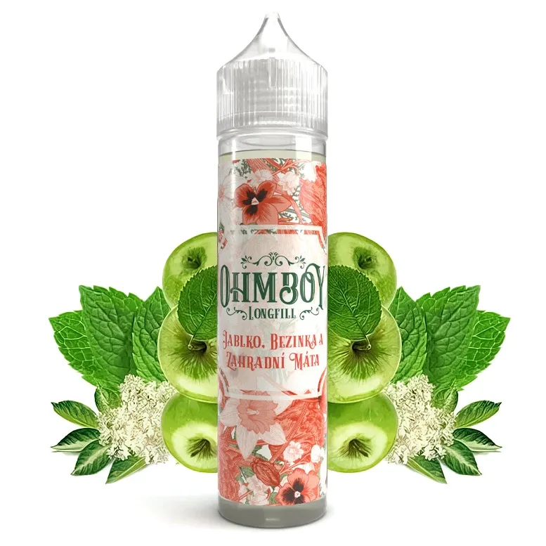 Ohmboy Volume ll - S&V - Apple Elderflower & Garden Mint - 10ml Jablko, bezinka a zahradní máta