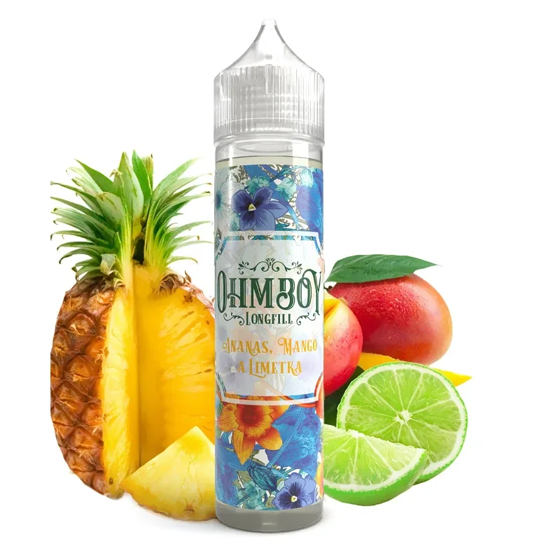Ohmboy Volume ll - S&V - Pineapple Mango & Lime - 10ml Ananas, Mango a limetka