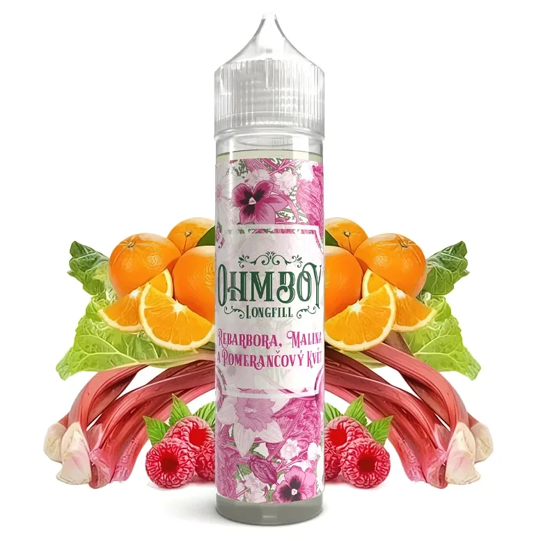 Ohmboy Volume ll - S&V - Rhubarb Raspberry Orange Blossom - 10ml Rebarbora, Malina a pomerančový květ