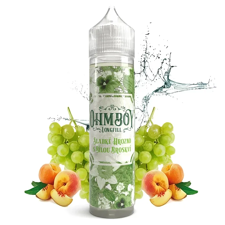 Ohmboy Volume ll - S&V - Sweetwater Grape & White Peach - 10ml Sladké hrozno s bílou broskví