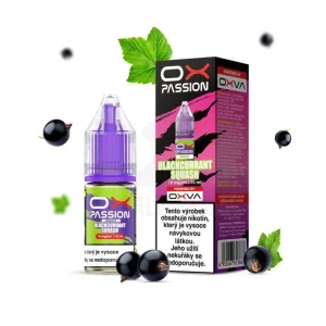 OXVA OX PASSION Salt Blackcurrant Squash (Rybízový sirup) 10ml 20mg