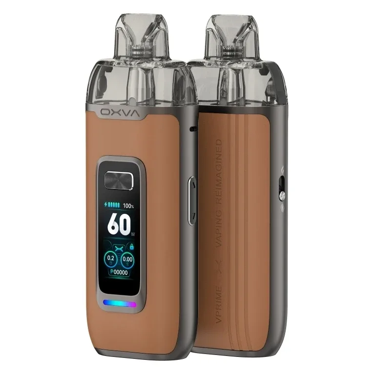 OXVA Vprime - Pod Kit - Brown Leather 2600 mAh