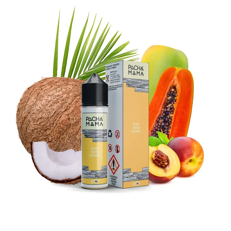 Pacha Mama - S&V - Peach Papaya Coconut - 10ml Broskev, papája, kokos